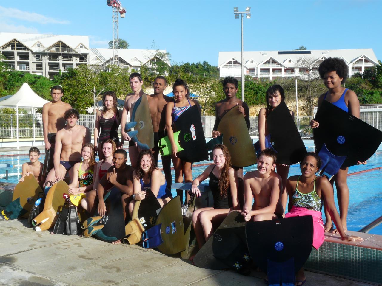 groupe nageurs CSAKB + Les Squales
